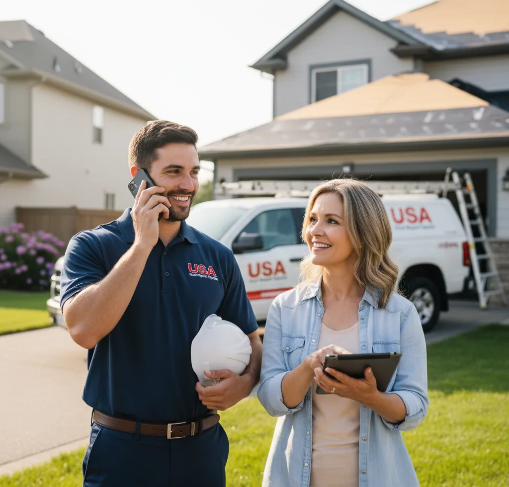 USA Roof Repair Experts customer support in Smithfield